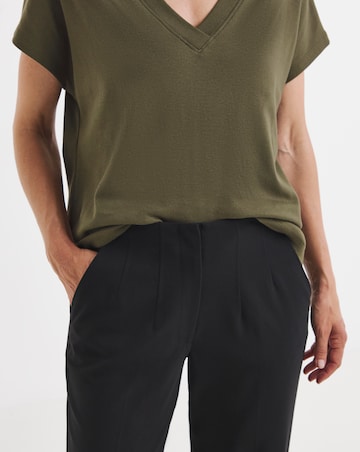 Tailored Tapered Trousers with stretch