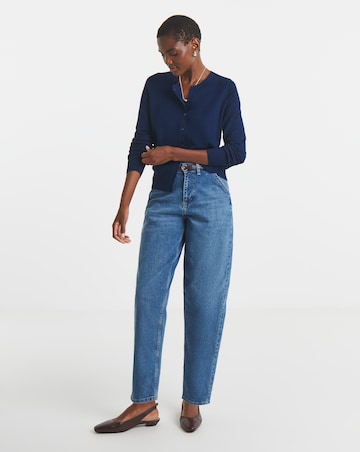 Navy Crew Neck Cardigan