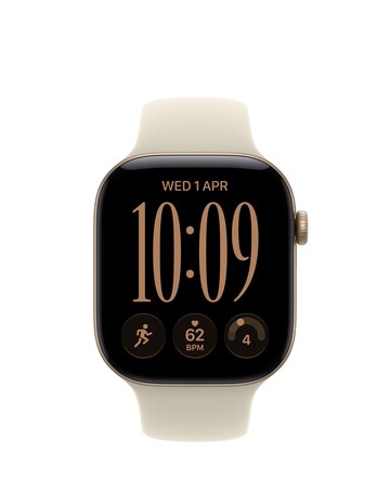 Apple Watch Series 12 GPS 46mm - Light Gold Aluminium/Sand Sport Band - M/L
