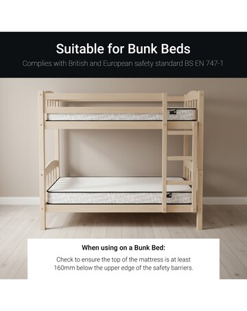 Jay-Be Bunk Pocket Sprung Childrens Mattress Single