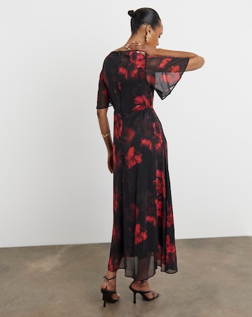 Joanna Hope Crinkle Column Dress