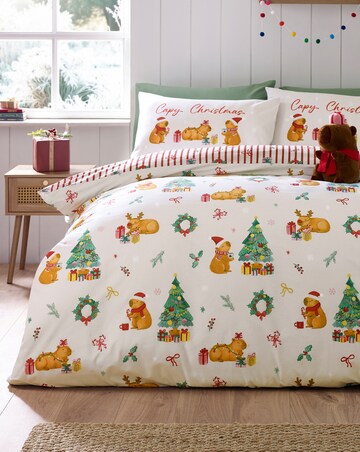 Catherine Lansfield Capy Christmas Duvet Cover Set