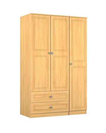 Richmond Triple Wardrobe with 2 Drawers