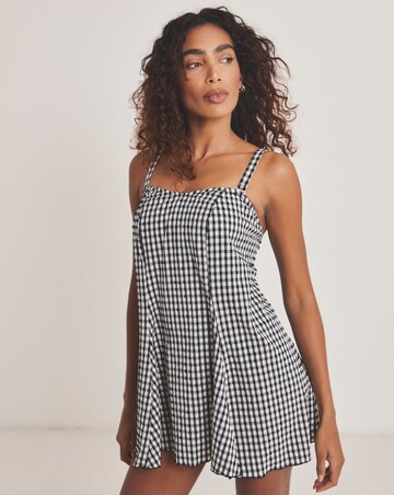 MAGISCULPT Gingham 360 Degree Shaping Swimdress