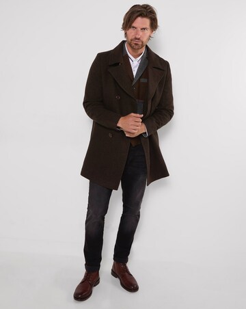 Joe Browns Delightful Double-Breasted Coat - Brown