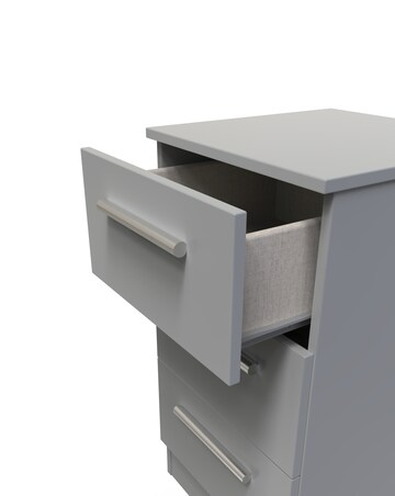 Eider Ready Assembled 3 Drawer Bedside - Kids