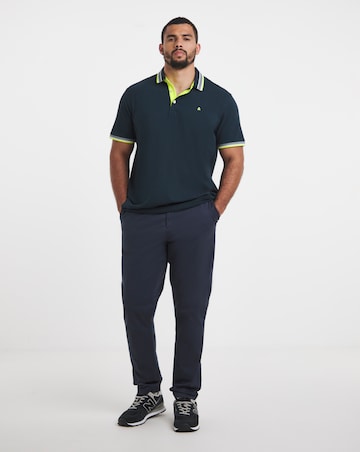 Jack & Jones Premium Paulos Tipped Polo - Navy