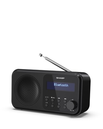 Sharp TOKYO Portable Digital Radio - Midnight Black