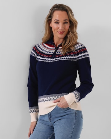 Joe Browns Collette Half Zip Jumper