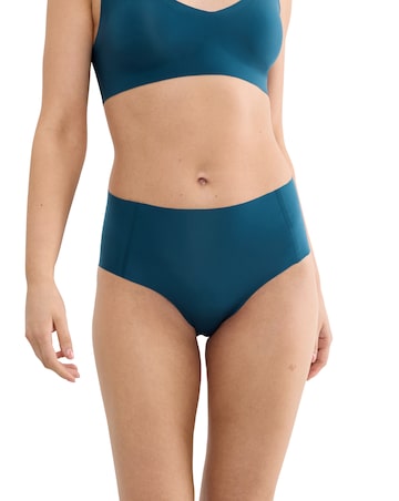 Sloggi Zero Feel High Waist Knickers Teal