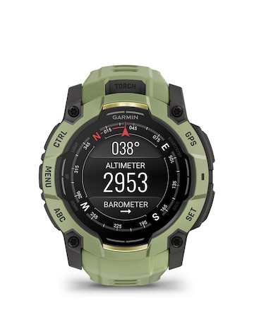 Garmin Instinct 3 AMOLED 50mm Smart Watch - Fern Green/Grey