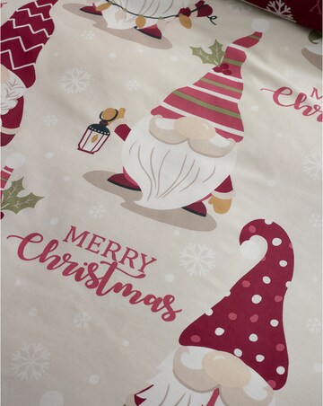 Catherine Lansfield Christmas Gonks Duvet Cover Set