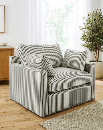 Seren Striped Armchair