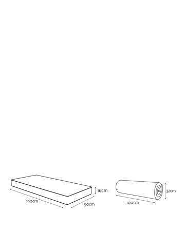 Jay-Be Quest Q1 Sprung Responsibly Made Children's Mattress - Single