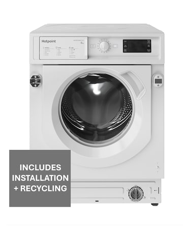 Hotpoint BIWMHG81485UK Integrated 8kg Washing Machine + Installation