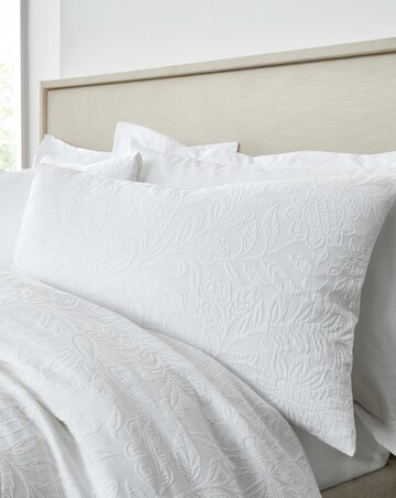 Bianca Fleur Matelasse Duvet Cover Set