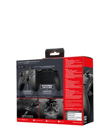PowerA Advantage Wired Controller for Nintendo Switch 2 - Black