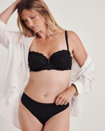 Pretty Secrets Seamfree Lace Back Brazilian Briefs