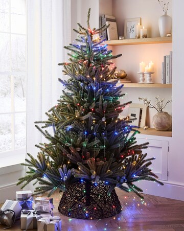 Multi Coloured Cascading Tree Lights