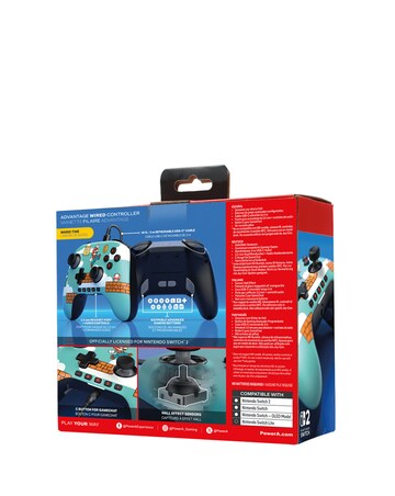 PowerA Advantage Wired Controller for Nintendo Switch 2 - Mario Time