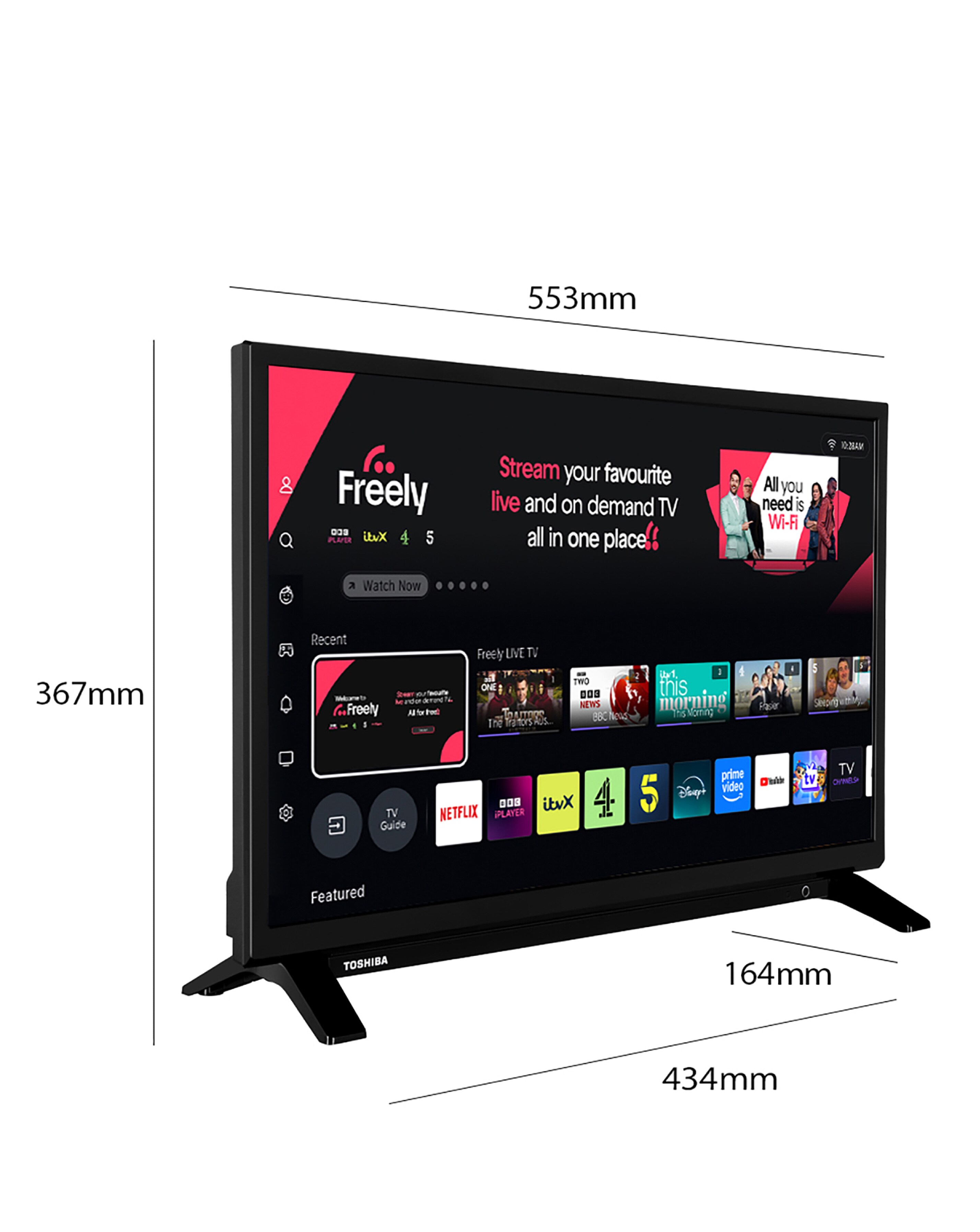 Toshiba 24WV2553DB 24in HD TV with Freely | Ambrose Wilson