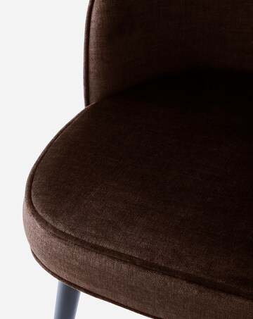Emilie Chenille Pair of Dining Chairs