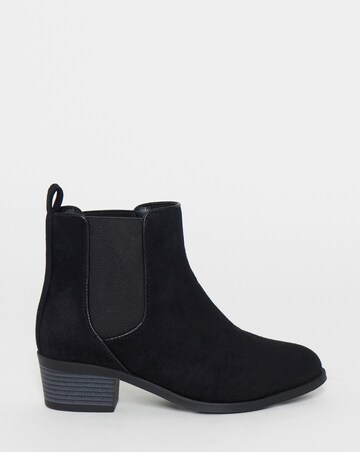 Kelani Block Heel Chelsea Ankle Boots - Wide Fit (E)