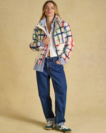 Joules Lottie Check Fleece