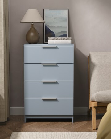 Humber Ready Assembled 4 Drawer Midi Chest - Kids