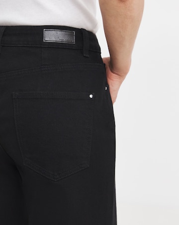 Black Authentic Wide Leg Jeans