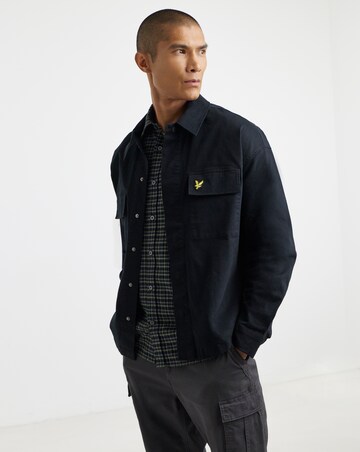 Lyle & Scott Washed Overshirt - Black