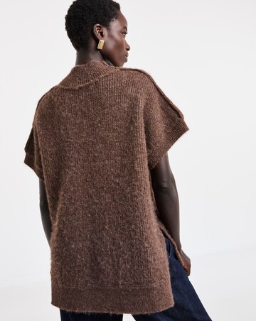 Cap Sleeve Cape Jumper