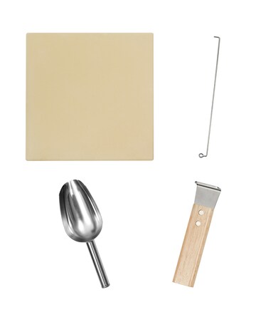 George Foreman Dual Fuel Powered Pizza Oven with Paddle & Carry Bag