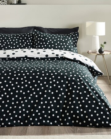 Catherine Lansfield Polka Dot Duvet Cover Set
