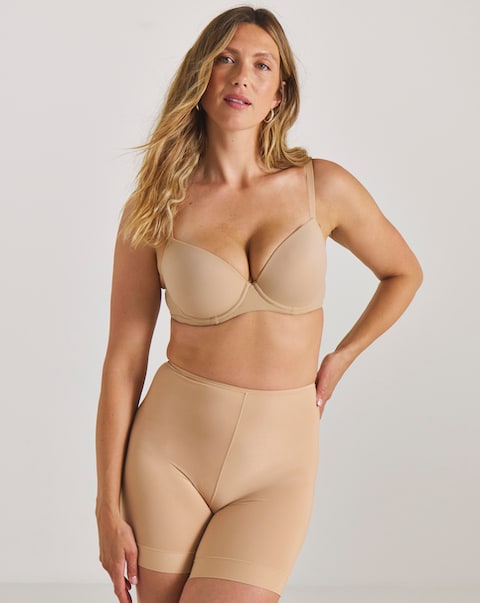 MAGISCULPT Supersoft 360 Stretch Anti Chafing Short Knickers Almond