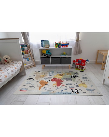 World Map Play Mat
