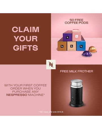 Nespresso Vertuo Next Coffee Machine with Milk Frother