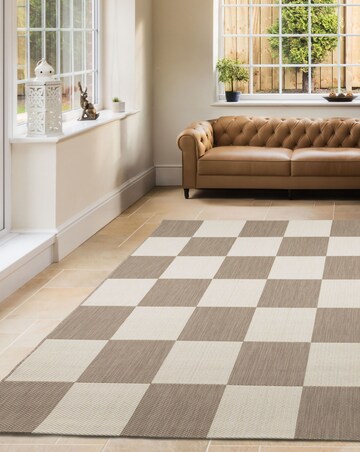 County Chequer Indoor/Outdoor Rug