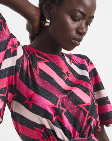 Twisted Wunder Ziggy Star Stripe Lurex Maxi Dress