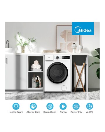 Midea 8kg Washing Machine - White