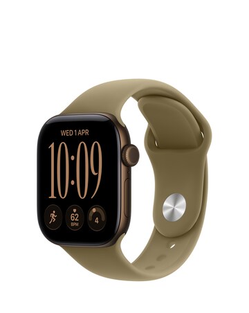 Apple Watch Series 12 GPS 42mm - Dark Bronze Aluminium/Olive Sport Band - S/M