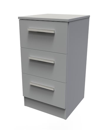 Eider Ready Assembled 3 Drawer Bedside - Kids