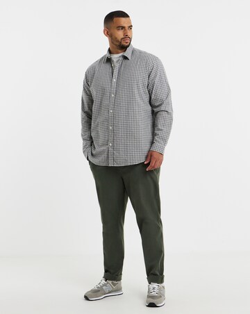 Jack & Jones Carter Long Sleeve Shirt - White/Black