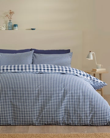 Catherine Lansfield Bamford Gingham Check Duvet Cover Set