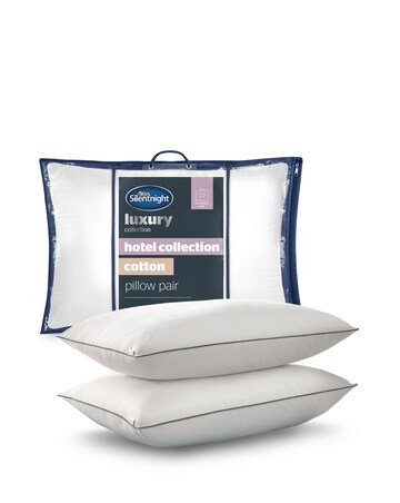 Silentnight Hotel Collection Cotton Pillow Pair