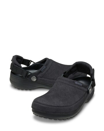 Crocs Classic Crafted Vegan Suede Clog - Black
