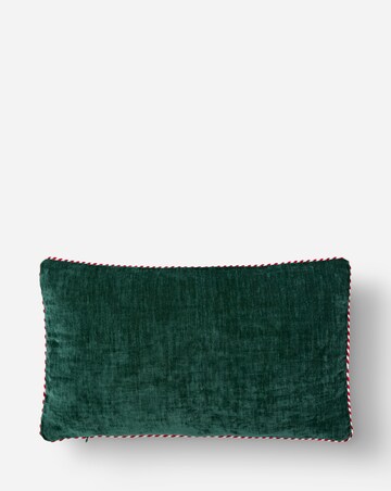 Christmas Cocktails Embroidered Cushion