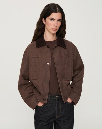 Mango Corduroy Collar Jacket