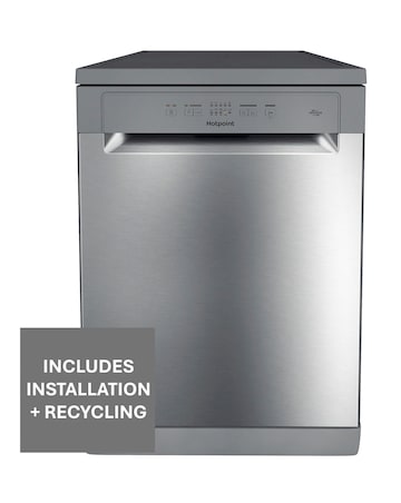 Hotpoint H2F HL626 X UK Freestanding Full Size Dishwasher + Install