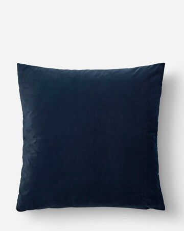Embroidered Snowflake Velvet Cushion